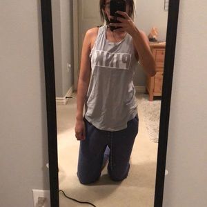 Pink victoria’s secret workout tank